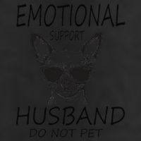 Do Not Pet Emotional Husband Support Funny Chihuahua Dog Tumbler