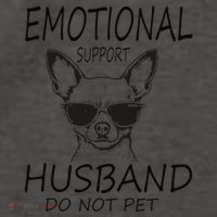 Do Not Pet Emotional Husband Support Funny Chihuahua Dog Vector Backpack