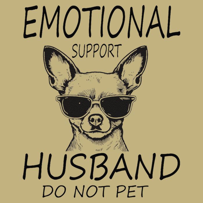 Do Not Pet Emotional Husband Support Funny Chihuahua Dog Long Sleeve Shirt