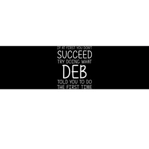 Deb Name Personalized Birthday Funny Christmas Joke Bumper Sticker