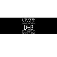 Deb Name Personalized Birthday Funny Christmas Joke Bumper Sticker