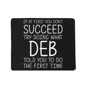 Deb Name Personalized Birthday Funny Christmas Joke Mousepad