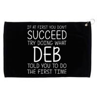 Deb Name Personalized Birthday Funny Christmas Joke Grommeted Golf Towel