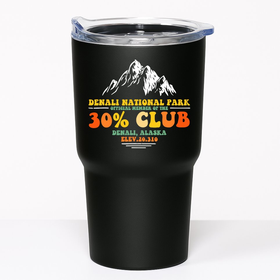 Denali National Park Alaska 30% Club Denali Mountain Tourist Tumbler
