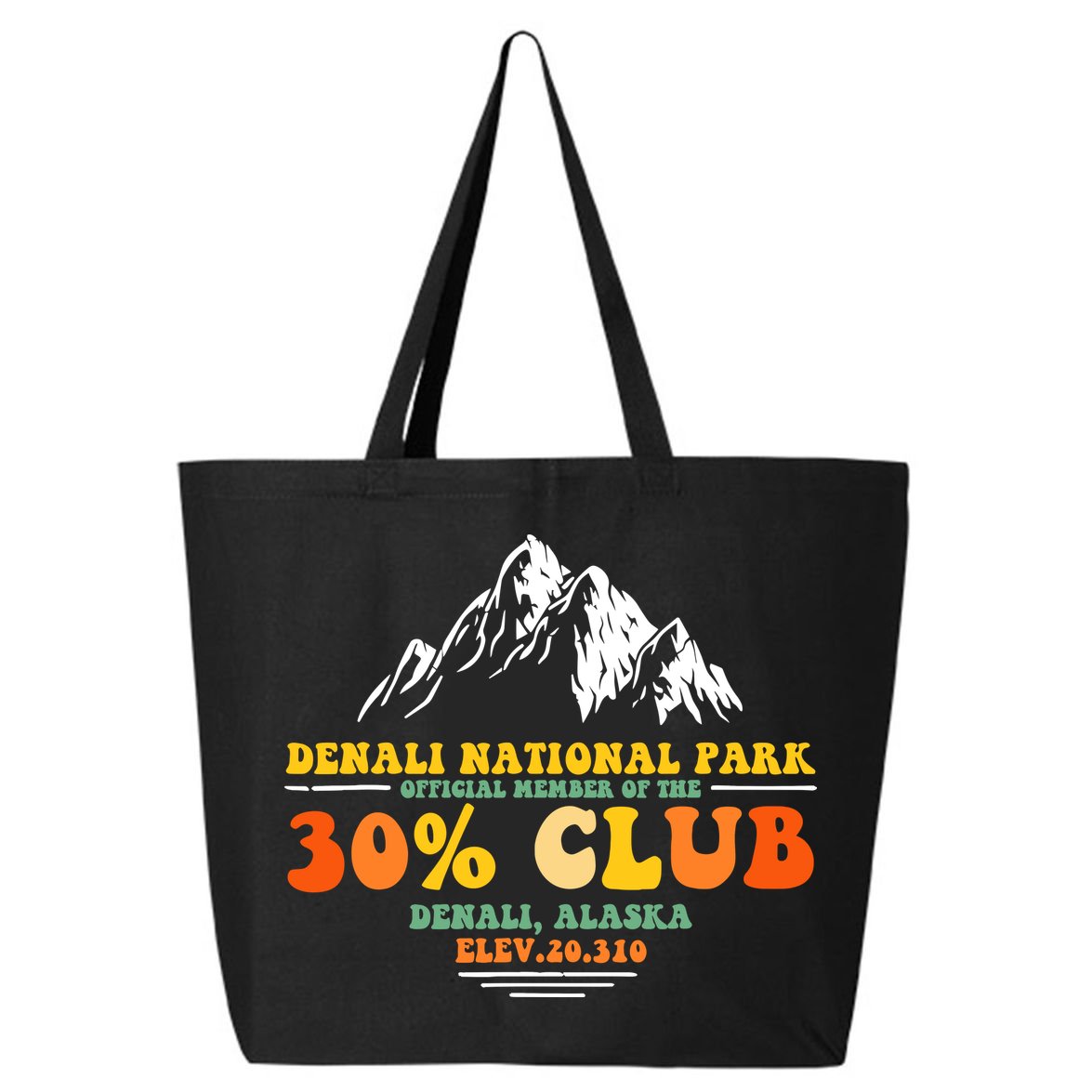 Denali National Park Alaska 30% Club Denali Mountain Tourist 25L Jumbo Tote