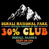 Denali National Park Alaska 30% Club Denali Mountain Tourist Baby Bodysuit