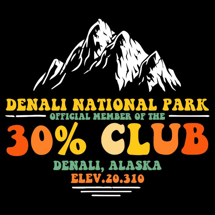 Denali National Park Alaska 30% Club Denali Mountain Tourist Baby Bodysuit