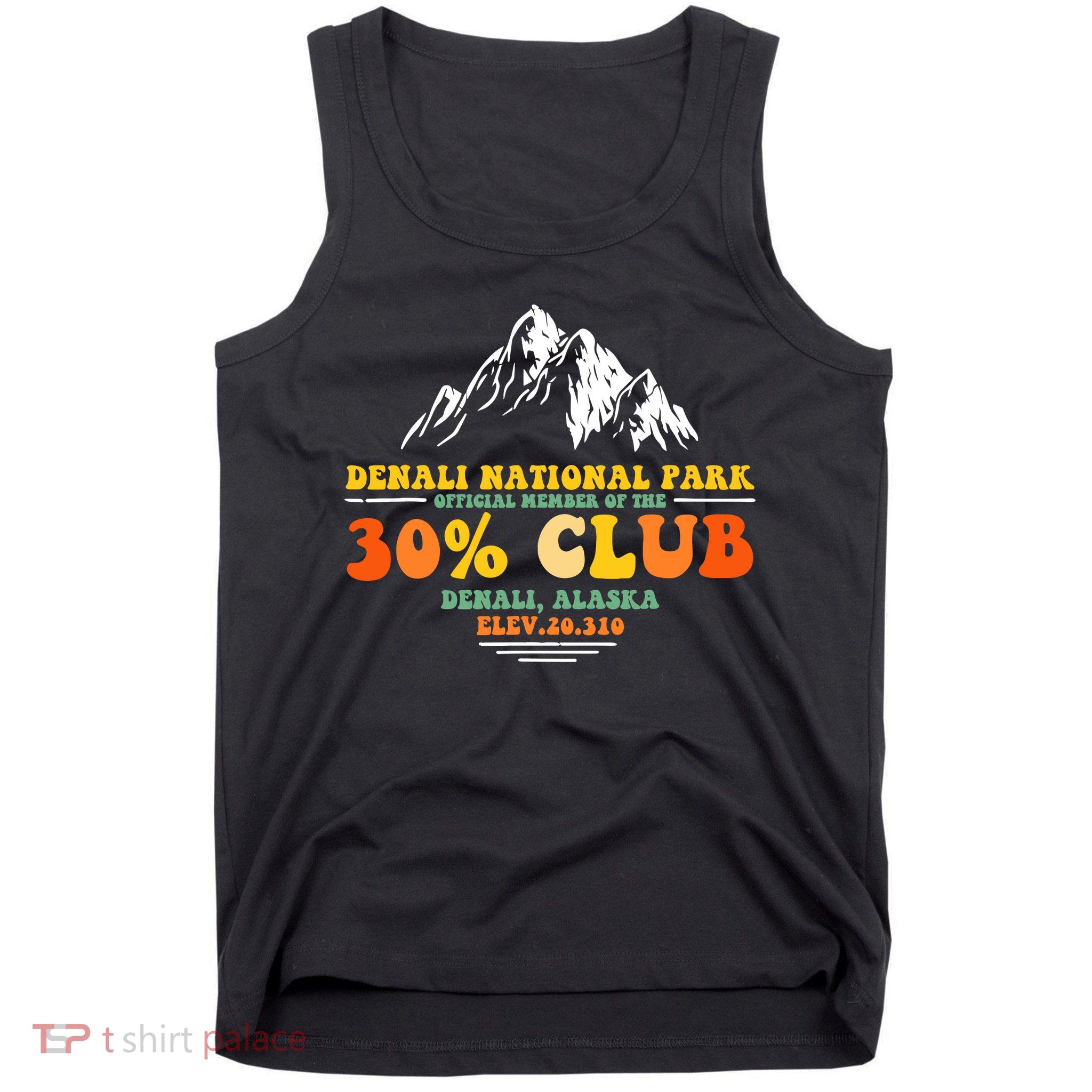 Denali National Park Alaska 30% Club Denali Mountain Tourist Tank Top