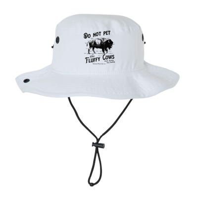 Do Not Pet The Fluffy Cows American Bison Vintage Bucket Hat