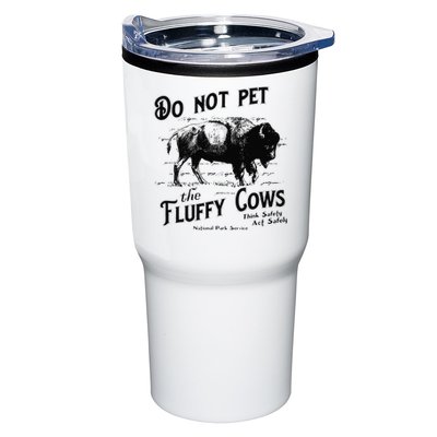 Do Not Pet The Fluffy Cows American Bison Vintage Tumbler