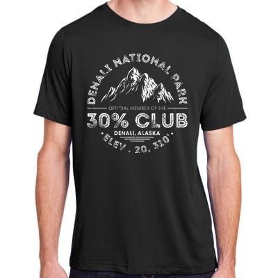 Denali National Park Alaska 30 Club Denali Mountain Tourist Adult ChromaSoft Performance T-Shirt