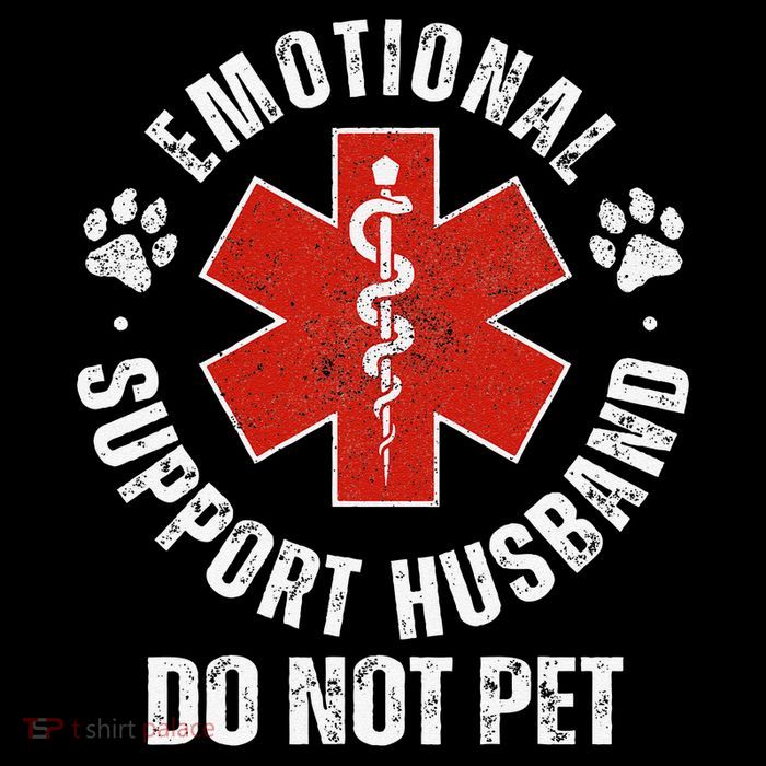 Do Not Pet Emotional Support Husband Funny 7-Panel Snapback Hat