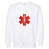 Do Not Pet Emotional Support Husband Funny Garment-Dyed Sweatshirt