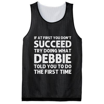 Debbie Name Personalized Birthday Funny Christmas Joke Mesh Reversible Basketball Jersey Tank
