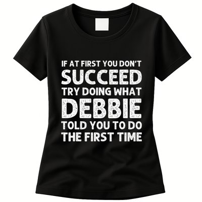 Debbie Name Personalized Birthday Funny Christmas Joke Womens T-Shirt