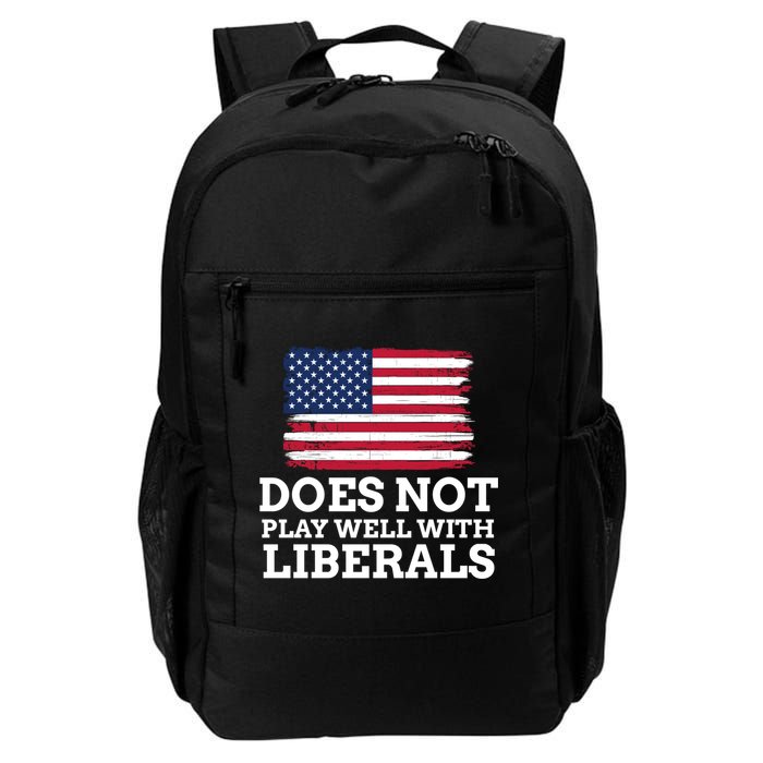 Does Not Play Well With Liberals Gift Backpack