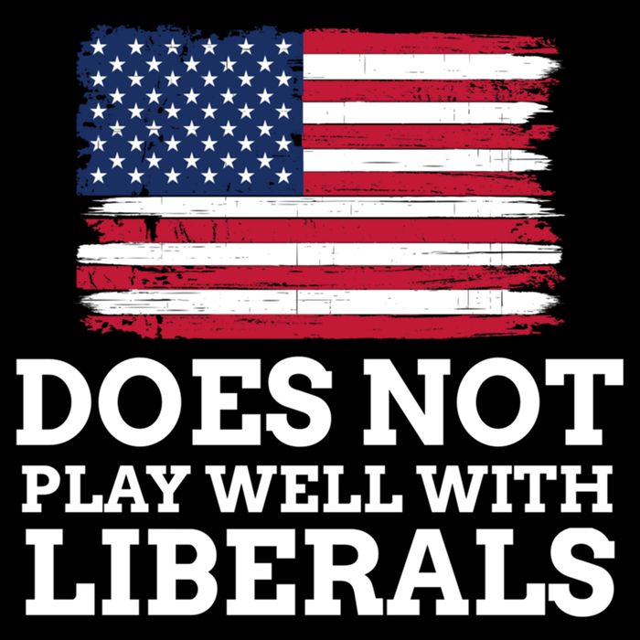 Does Not Play Well With Liberals Gift Bucket Hat