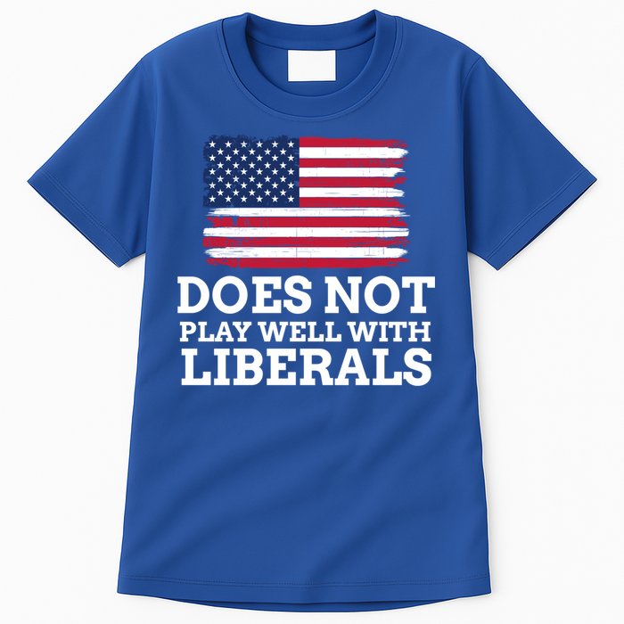 Does Not Play Well With Liberals Gift Tall T-Shirt