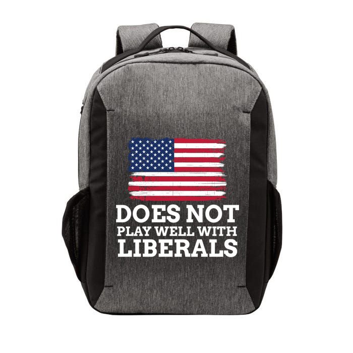Does Not Play Well With Liberals Gift Vector Backpack