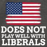 Does Not Play Well With Liberals Gift Vector Backpack