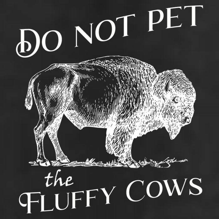 Do Not Pet The Fluffy Cows American Bison Vintage Golf Towel