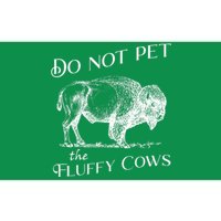 Do Not Pet The Fluffy Cows American Bison Vintage Bumper Sticker