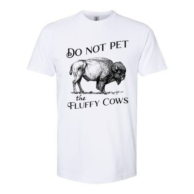 Do Not Pet The Fluffy Cows American Bison Vintage Softstyle® CVC T-Shirt