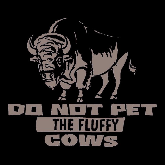 Do Not Pet The Fluffy Cows Button