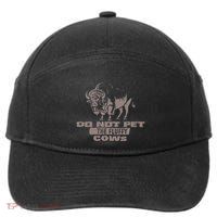 Do Not Pet The Fluffy Cows 7-Panel Snapback Hat