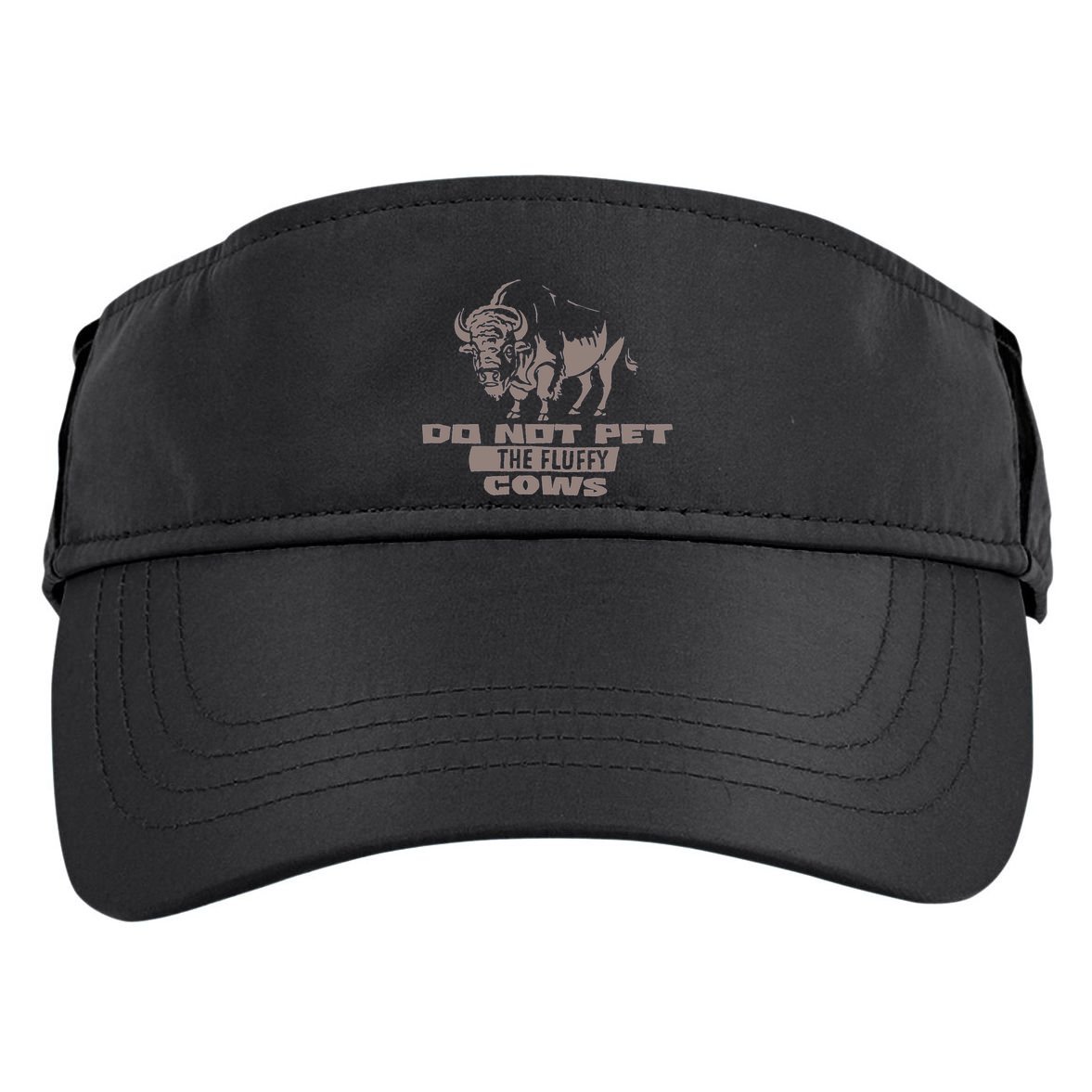 Do Not Pet The Fluffy Cows Adult Drive Performance Visor