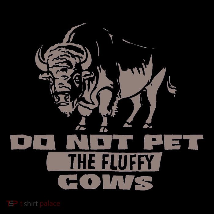Do Not Pet The Fluffy Cows Flatbill Hat
