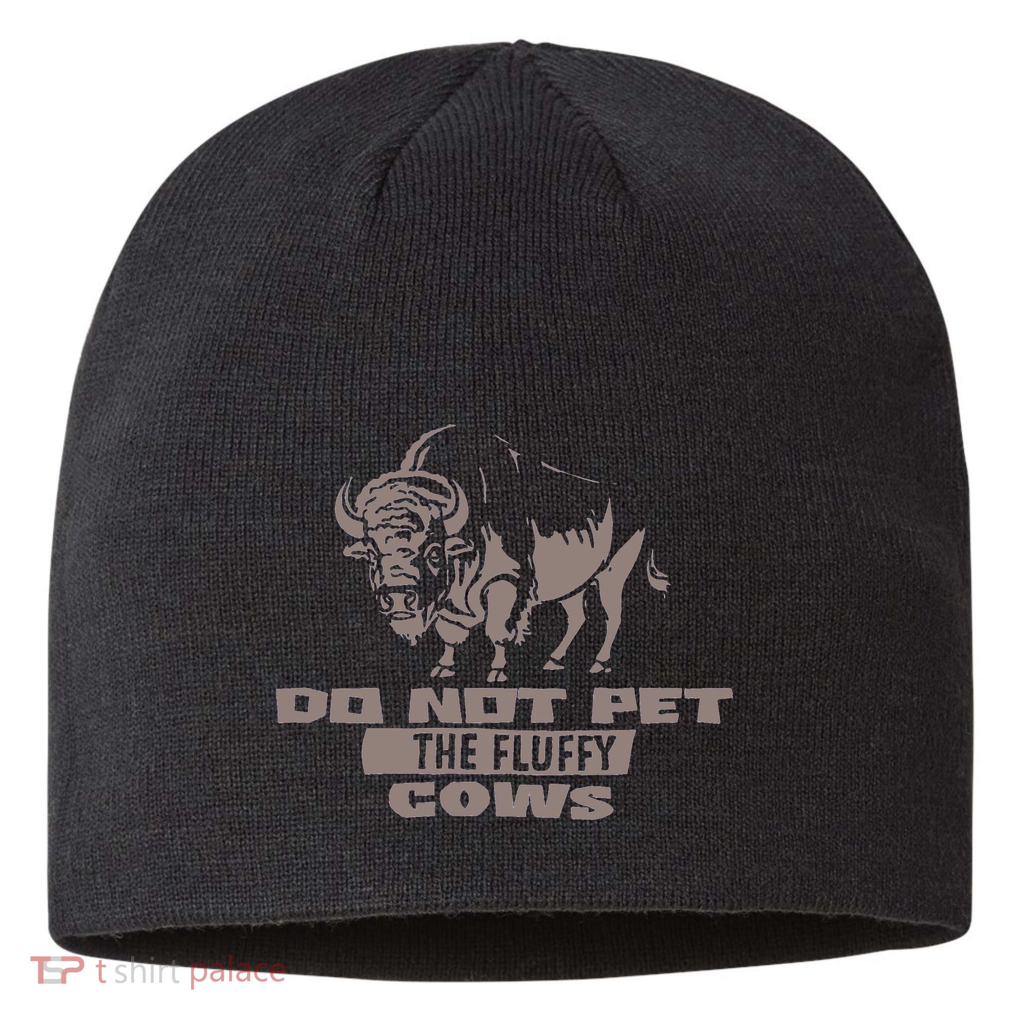 Do Not Pet The Fluffy Cows Sustainable Beanie