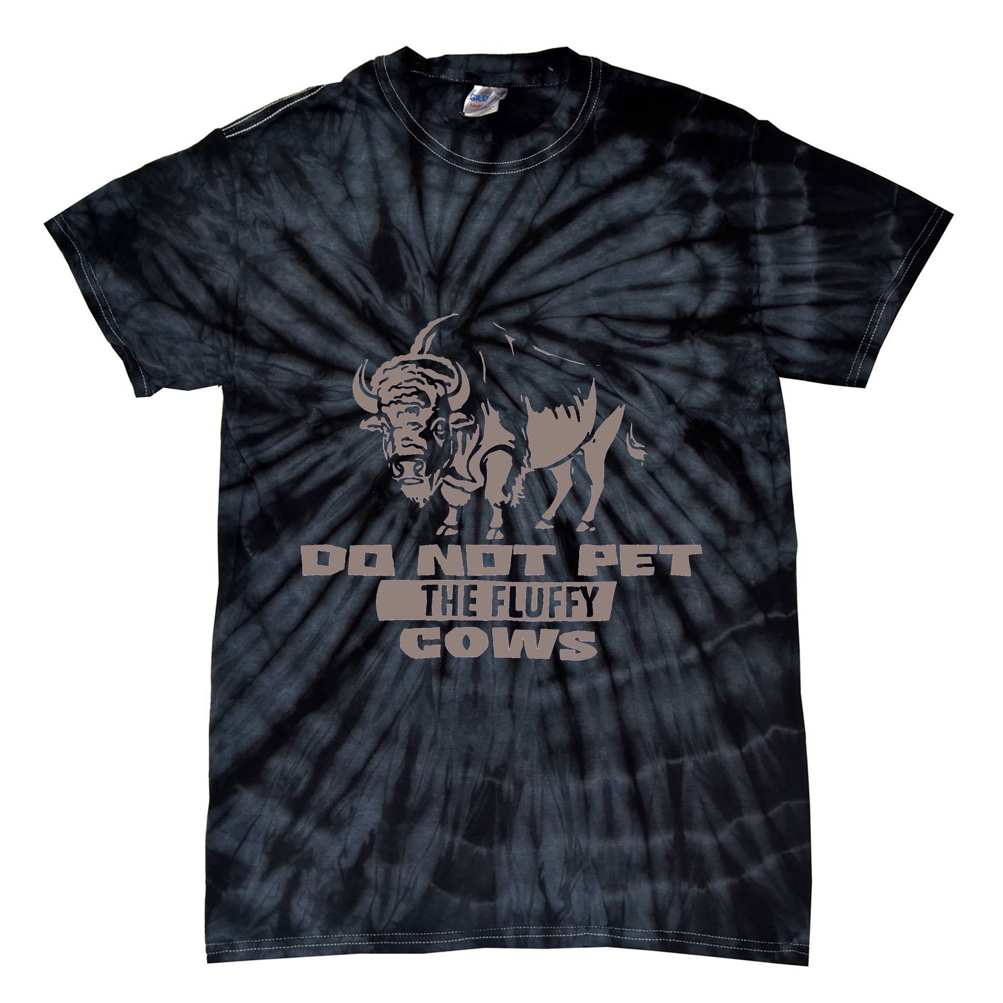 Do Not Pet The Fluffy Cows Tie-Dye T-Shirt