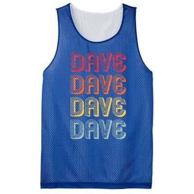 Dave Name Personalized Mesh Reversible Basketball Jersey Tank