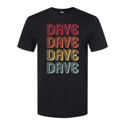 Dave Name Personalized Softstyle CVC T-Shirt