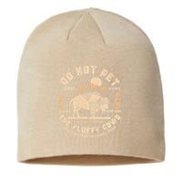 Do Not Pet the Fluffy Cows Yellowstone National Park Cows Sustainable Beanie