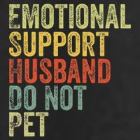 Do Not Pet Emotional Support Husband Funny 12oz Stainless Steel Coffee Mug