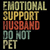 Do Not Pet Emotional Support Husband Funny Short Acrylic Beanie