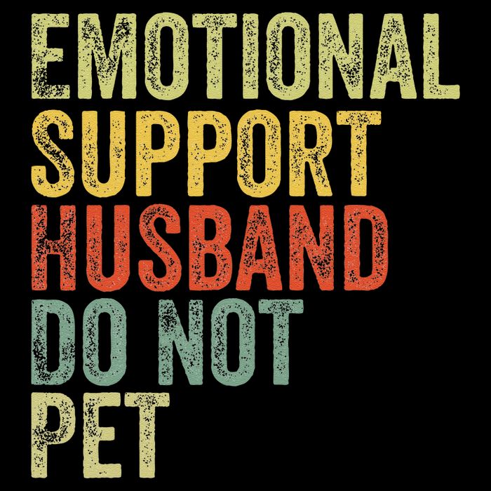 Do Not Pet Emotional Support Husband Funny Short Acrylic Beanie