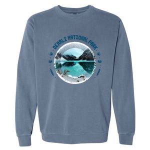 Denali National Park Alaska Souvenir Gift Art Gift Garment-Dyed Sweatshirt