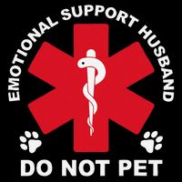 Do Not Pet Emotional Support Husband Bag