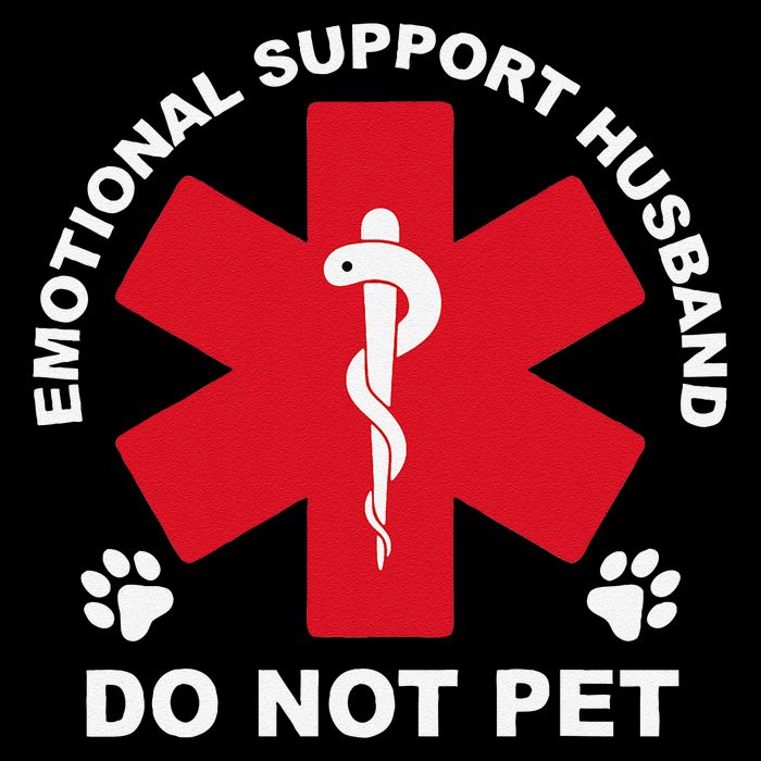 Do Not Pet Emotional Support Husband Bag