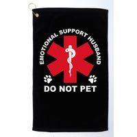 Do Not Pet Emotional Support Husband Golf Towel