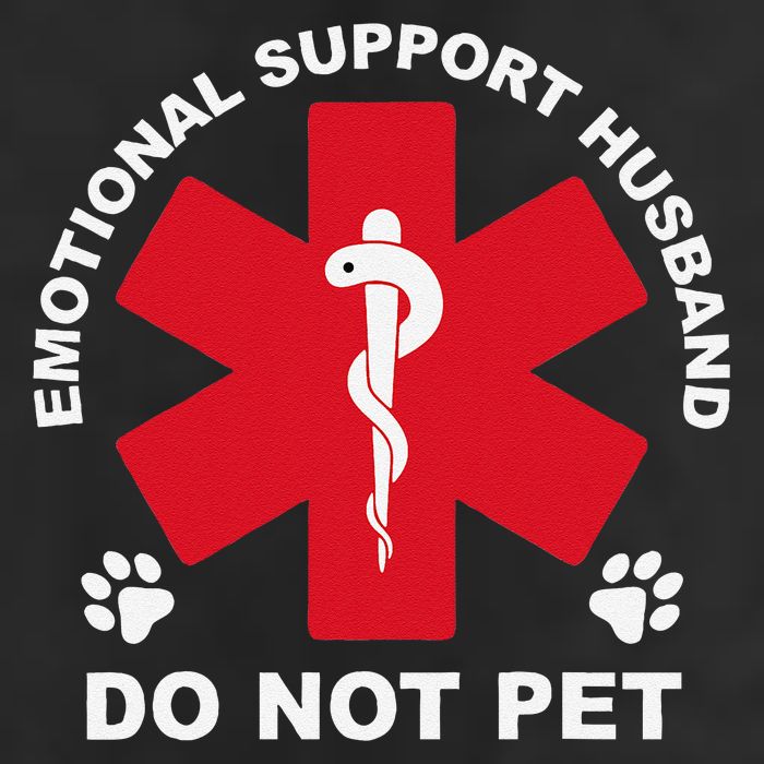 Do Not Pet Emotional Support Husband Golf Towel