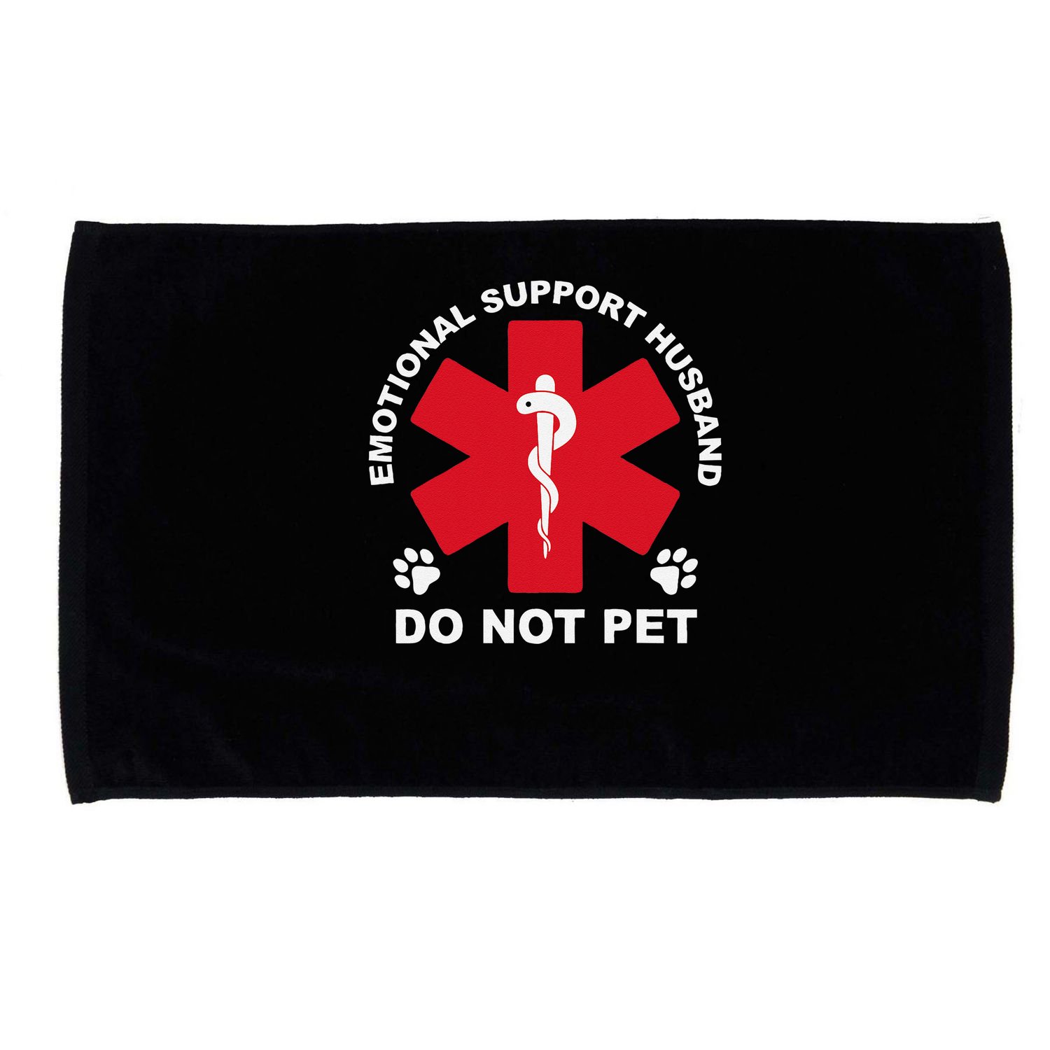 Do Not Pet Emotional Support Husband Microfiber Hand Towel