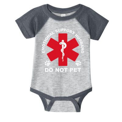 Do Not Pet Emotional Support Husband Infant Baby Jersey Bodysuit