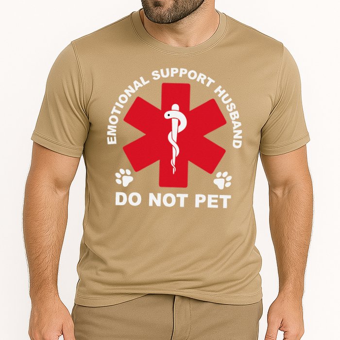 Do Not Pet Emotional Support Husband Performance Shirt
