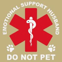 Do Not Pet Emotional Support Husband Sustainable Beanie