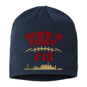 Down 'N Purdy #13 San Francisco Football Fan Sustainable Beanie