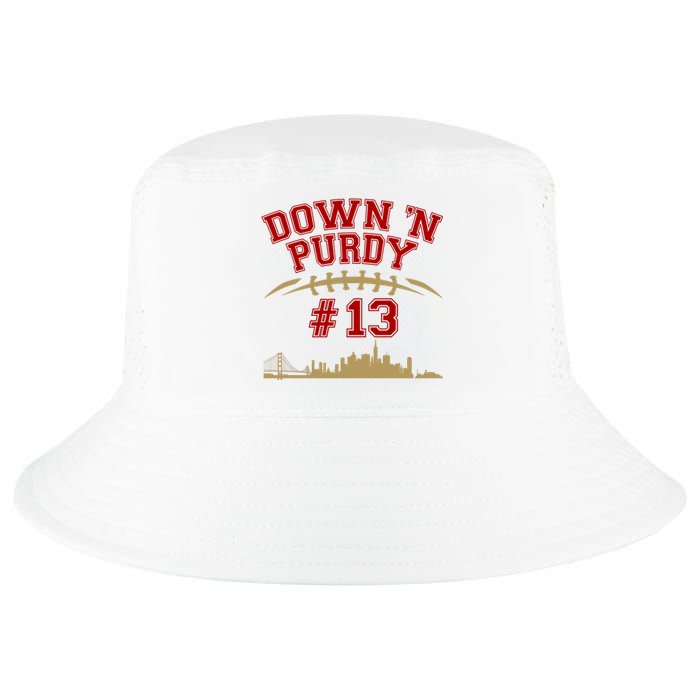 Down 'N Purdy #13 San Francisco Football Fan Cool Comfort Performance Bucket Hat